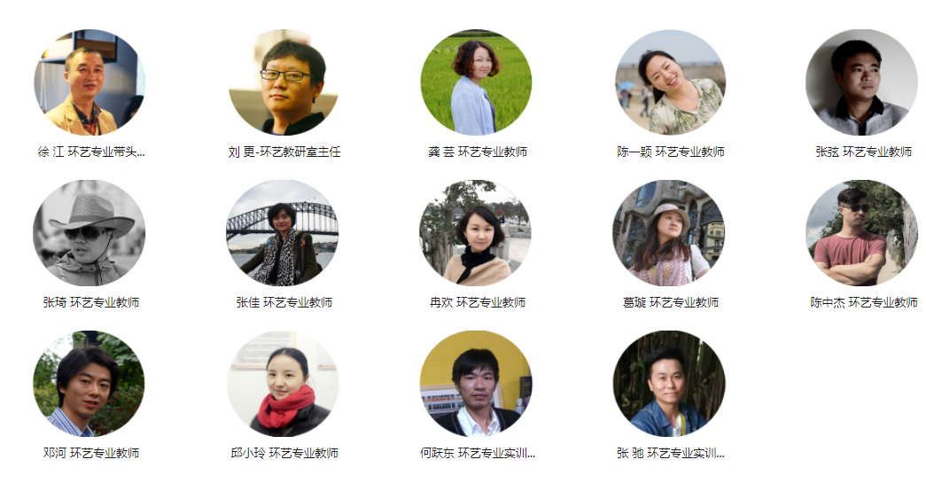 環境藝術設計專業名師